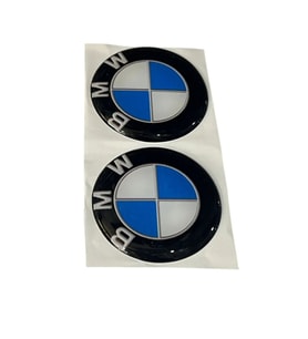 BMW Logo Damla Etiket Sticker 4,5 cm 2'Li