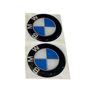 BMW Logo Damla Etiket Sticker 4,5 cm 2'Li