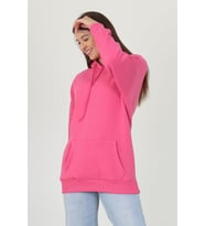 Kadın Kapüşonlu Kanguru Cepli Üç Iplik Sweatshirt Fvr002