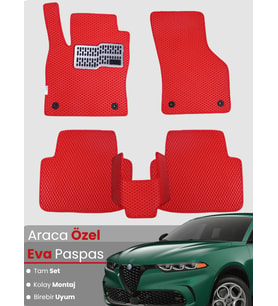 ALFA ROMEO TONALE (2022-2025) Uyumlu EVA Paspas Tam Set–Araca Özel,Kolay Montaj,Su Geçirmez