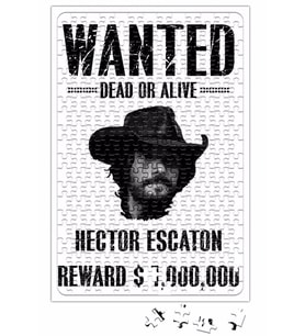 Wanted Hector Escaton Puzzle 240 Parça Yapboz