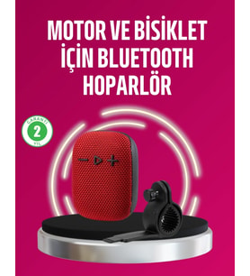 Taşınabilir Bluetooth Hoparlör Suya Dayanıklı Kumaş Kaplama
