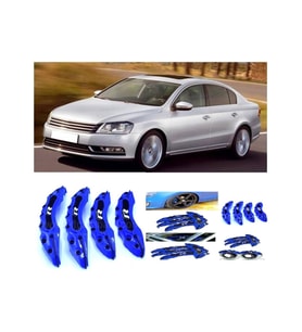 Vw Passat B7  17.18.19 Jant Uyumlu Mavi 4.lü R Kaliper Kapagı