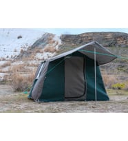 Zey Camping 1 + 0 Yeşil Kamp Çadırı orman barınak depo 4-5 kişilik kamp çadır (Y.Yeşil)