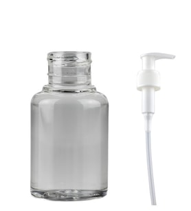 60ml şeffaf plastik şişe sıvı sabun pompalı,24 adet, sabun şişesi, pompalı şişe, duş jeli şişesi, kozmetik şişe