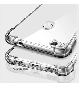 Huawei P9 Lite 2017 Kılıf Şeffaf Nitro Anti Shock Kapak (Renksiz)