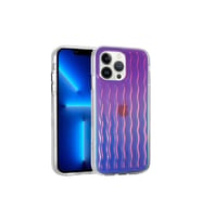 Apple iPhone 14 Pro Max Uyumlu Kılıf Kabartmalı Dalga Tasarımlı Silikon Zore İsmira Kapak (Model 10)
