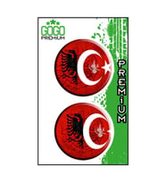 Bayrak 2 (5X5 Cm) İkili Damla Etiket