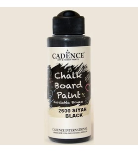 Cadence Chalkboard Paint Karatahta Boyası 120 ml. 2600 Siyah 