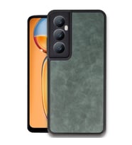 Realme C65 Kılıf Aras Deri Kapak - Koyu Yeşil