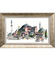 GÜMÜŞ ÇERÇEVELİ TABLO N622
