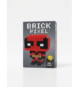 Mini Boy Deadpool Tasarımlı Büyük Parçalı Blok Oyuncak Seti Big Pixel Brick Set