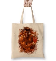 Muhammed Ali Boks Bez Çanta Uzun Saplı