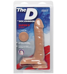 Super D Testisli Dildo 20 cm
