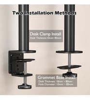 Lexroo 13-32 İnç Yüksekliği Ayarlanabilir Tekli Monitör Kolu, 10 kg’a Kadar, VESA 75x75/100x100