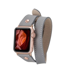 Apple Watch Uyumlu Deri Kordon 42-44-45mm Slim DT RGRST9