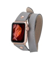Apple Watch Uyumlu Deri Kordon 42-44-45mm Slim DT RGRST9