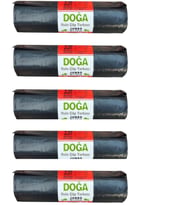 Ecoplast Battal Boy Çöp Torbası Poşeti - 500 Gr. - 90 Litre - 80 x 110 Cm / 10 Adetlik 5 Rulo (Siyah)