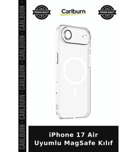 iPhone 17 Air Uyumlu MagSafe Kılıf Kamera Kapak Lens Koruyucu Telefon Kapağı