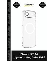 iPhone 17 Air Uyumlu MagSafe Kılıf Kamera Kapak Lens Koruyucu Telefon Kapağı