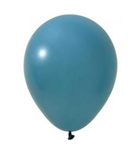 Balon Düz 5 inç Okyanus Mavisi 100'lü-