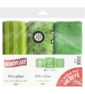 Çok Amaçlı Mikrofiber Temizlik Bezi 3'lü Ekonomik Paket, Yağ & Kir Sökücü, İz Bırakmaz, Ekstra Emici, Hızlı Kuruyan Mikrofiber Temizlik Bezi, Mutfak, Banyo, Ofis, Kafe, Otel, Mağaza, Araba
