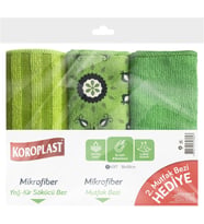 Çok Amaçlı Mikrofiber Temizlik Bezi 3'lü Ekonomik Paket, Yağ & Kir Sökücü, İz Bırakmaz, Ekstra Emici, Hızlı Kuruyan Mikrofiber Temizlik Bezi, Mutfak, Banyo, Ofis, Kafe, Otel, Mağaza, Araba