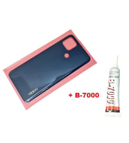 Tkgz Oppo A15 A15S Arka Kapak Batarya Pil Kapağı (B-7000) SİYAH