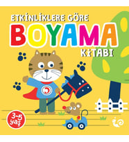 Etkinliklere Göre Boyama Kitabı - Sarı