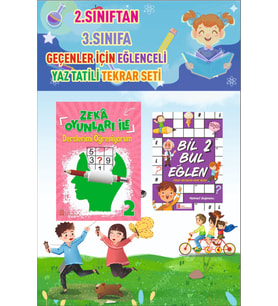 2.Sınıftan 3.Sınıfa Geçenler İçin Eğlenceli Yaz Tekrar Seti (Karışık)