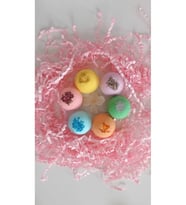 Star Bathbomb Doğal Banyo Topu, Nem Bombası, Manikür Pedikür Topu 6LI SET