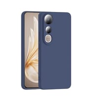 Coverzone Vivo V50 Lite 4G ?le Uyumlu K?l?f Z-Mara Lansman Vieri Tam Koruma Arka Kapak Kamera Koruma �?k?nt?l? P�r�zs�z Y�zey Lacivert