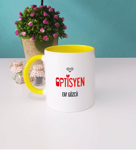 Optisyen Kupa Bardak Sarı