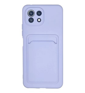 Durukar® Mi 11 Kılıf Kelvin Kartvizitli Silikon - Lila