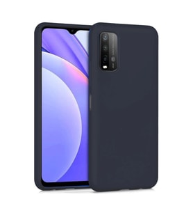 Xiaomi Redmi 9t Kılıf Nano İçi Kadife Silikon - Siyah