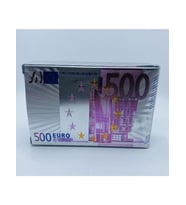 500 Euro Desenli Gümüş İskambil Kartları