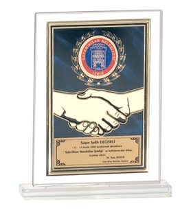 ODAK KUPA - Cam Plaketler - CM-094 A - 18x21 cm