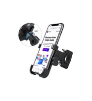 Alüminyum Gövdeli Metal Gidon Bağlantılı Motosiklet Telefon Tutucu 7 İnç Xl