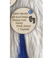 Kişiye Özel Ahşap Bebek Magneti (Ahşap)