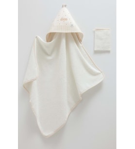 Caramell Good Baby Bebek Kundak Havlu ve Kese Bej CRML.BEJ.BSE1839