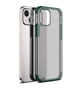 Microsonic Apple iPhone 13 Mini Kılıf Frosted Frame Yeşil