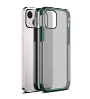 Microsonic Apple iPhone 13 Mini Kılıf Frosted Frame Yeşil
