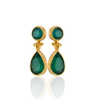 Kadir Jewellery 22 Ayar Altın Kaplama Vintage Küpe -El İşçiliği Ve Hipoalerjenik Küpe