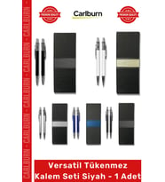 #VersatilKalem Kurumsal Hediye Prestijli Ofis Malzemesi Versatil Tükenmez Kalem Seti Siyah 1 Adet
