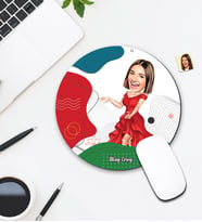 Kişiye Özel Karikatür Tasarımlı Mouse Pad 080