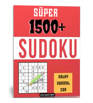Süper 1500 Sudoku Kitap Seti (3 Süper Kitap)