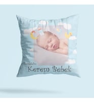 Kişiye Özel Resimli Hoşgeldin Bebek Yastık