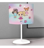 Çocuk Odası Dijital Baskılı Masaüstü Abajur Model 00285