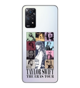 Redmi Note 11 Pro Uyumlu Taylor Swift Desenli Şeffaf Telefon Kılıfı