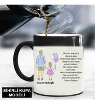 Canım Babam Babalar Günü Sihirli Kupa Bardak (STD)